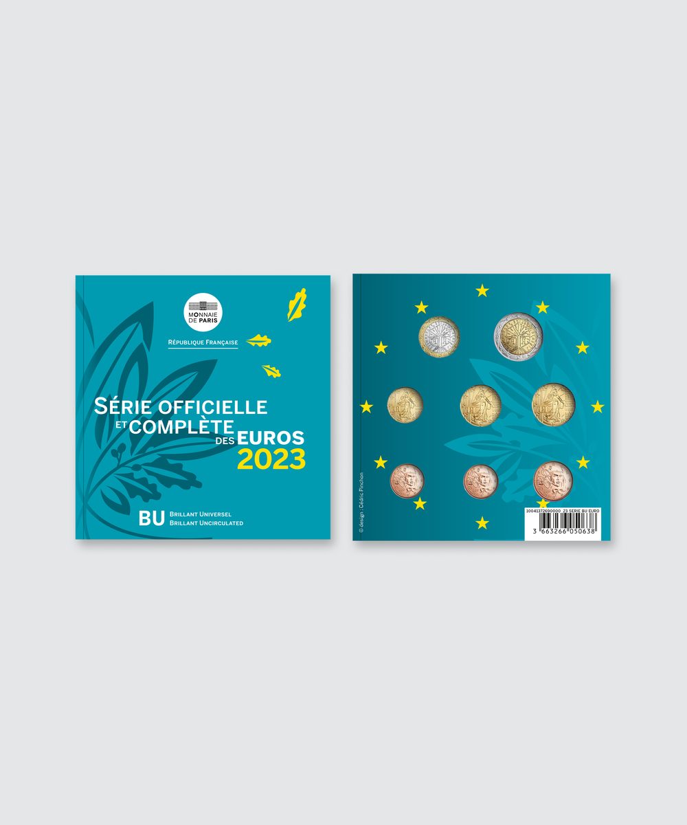Coffret Série officielle et complète des euros 2023